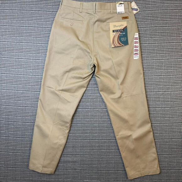 NEW Men’s Wrangler Riata Relaxed Fit Pants 35x30 - Picture 1 of 6